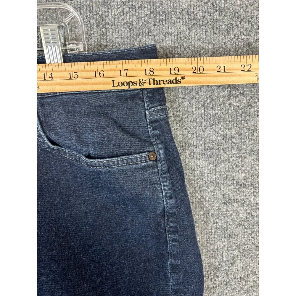 7‎ For All Mankind Jeans Men Size 36x33 Carson Dark Wash Straight Leg
